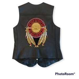 Women's Medium M Harley-Davidson Leather Vest 98240-97VW